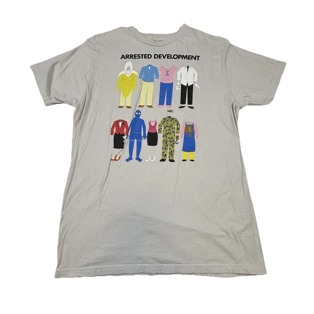 Arrested Development Ripple‎ Junction Character Costumes T-Shirt Gray Womens L